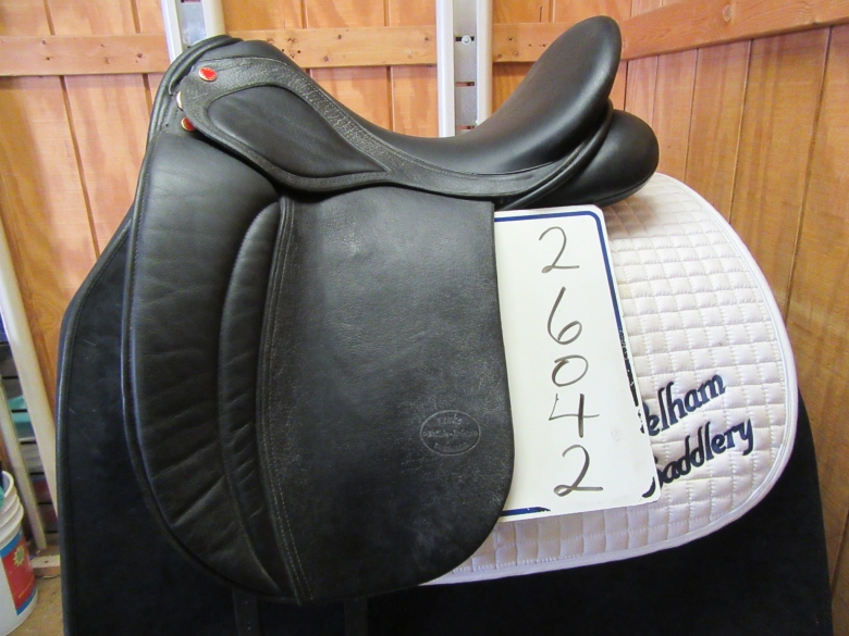 **SOLD** SDL Lemke Angel Dressage Saddle, 18 Seat, Medium Wide Tree, Wool  Flocked Panels